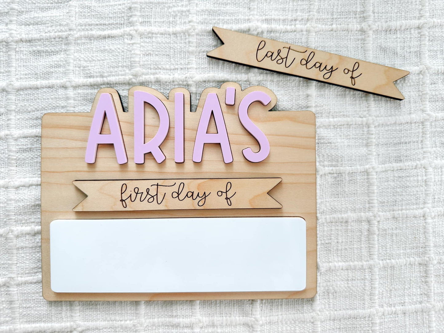Mini First/Last Day of School Erasable Boards