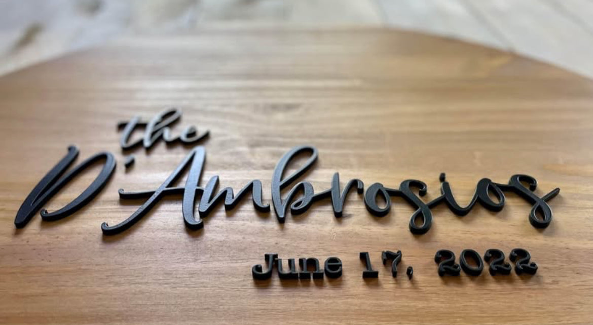 Wedding Guest Book Alternative Wood Round