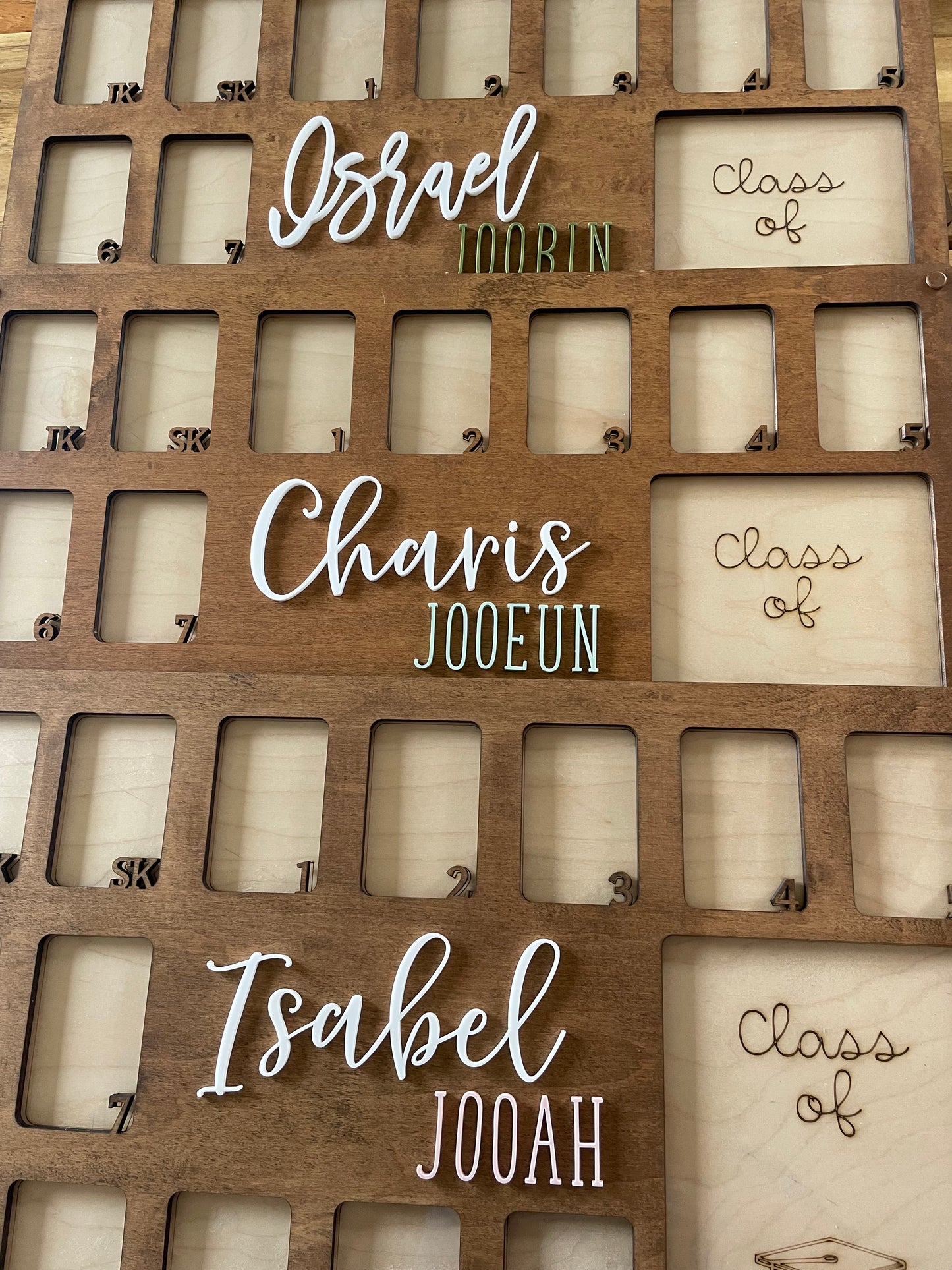School Picture frame JK-12 grade