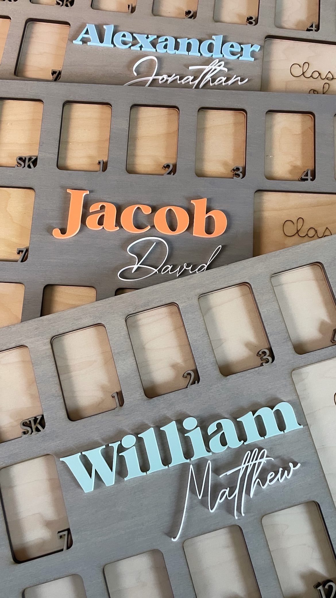 School Picture frame JK-12 grade