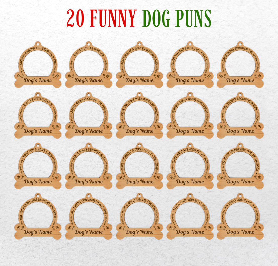 Personalized Dog Ornament