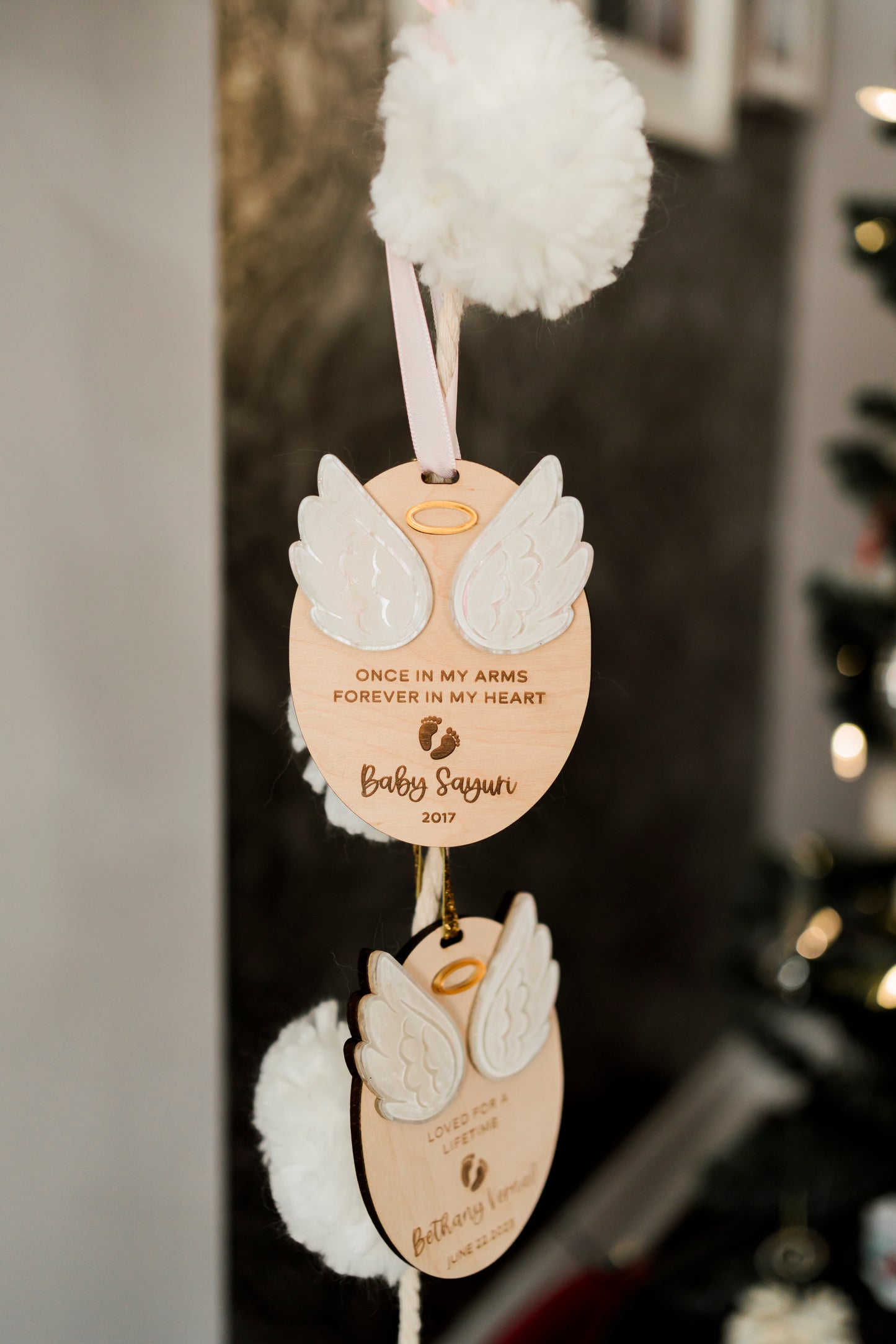 Baby Loss Ornament-Angel wings