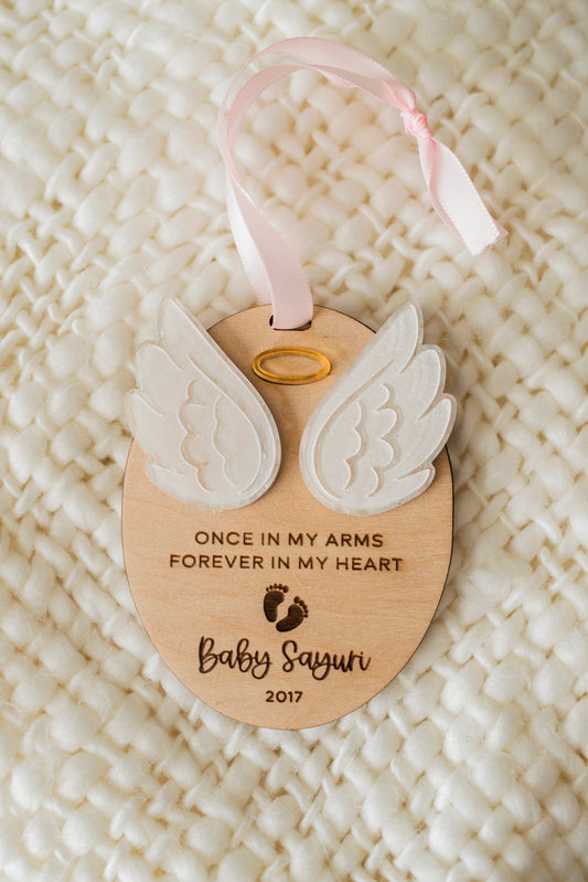 Baby Loss Ornament-Angel wings