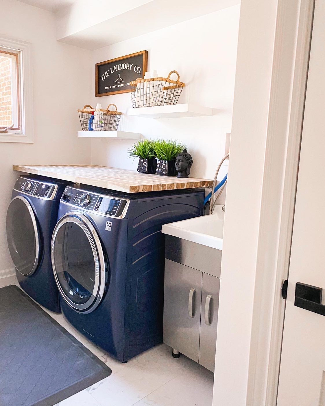The Laundry Co. 3D wood sign