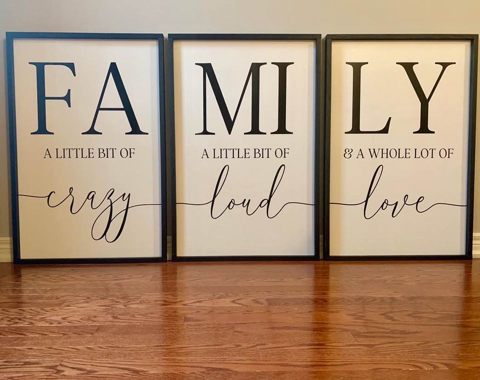 Family - Little Bit of Crazy, Whole Lot of Love Set of 3