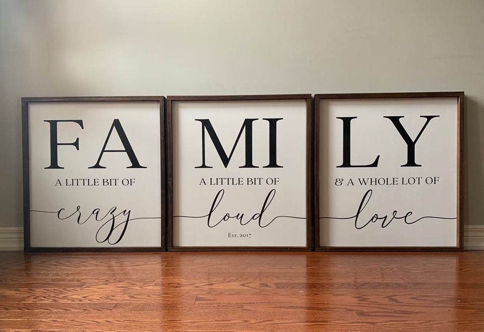 Family - Little Bit of Crazy, Whole Lot of Love Set of 3