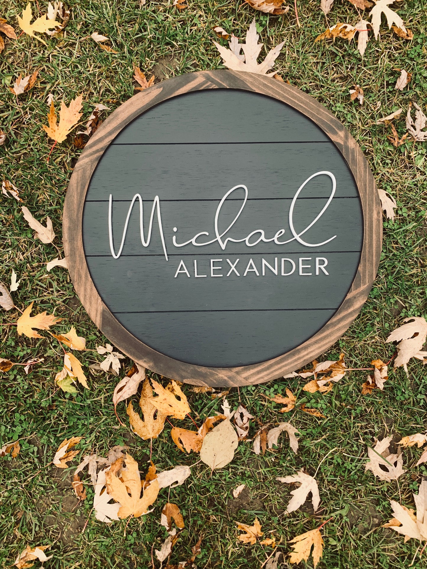 Michael Design 3D Framed Name sign