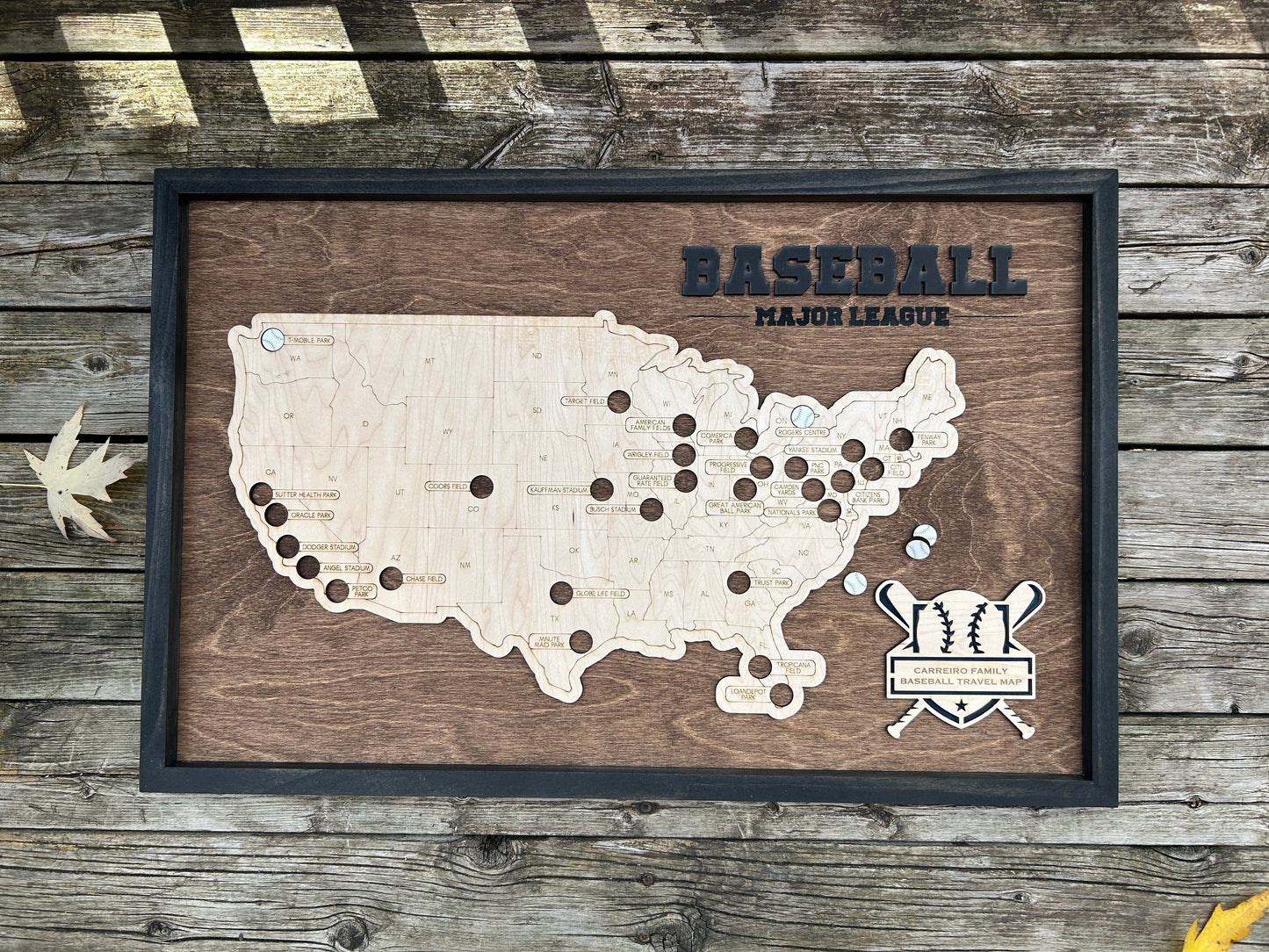 Baseball Stadium Map