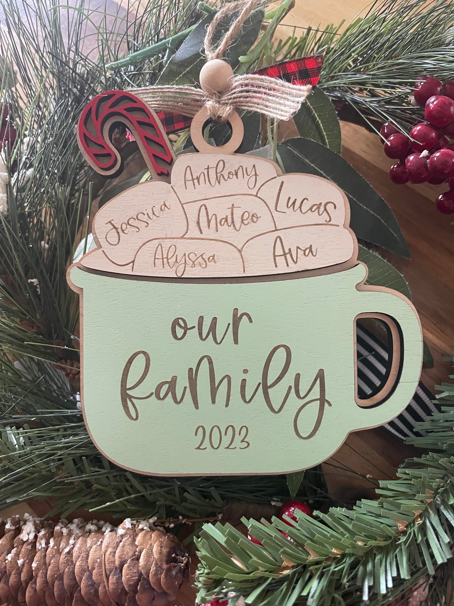Hot Cocoa Personalized Ornament