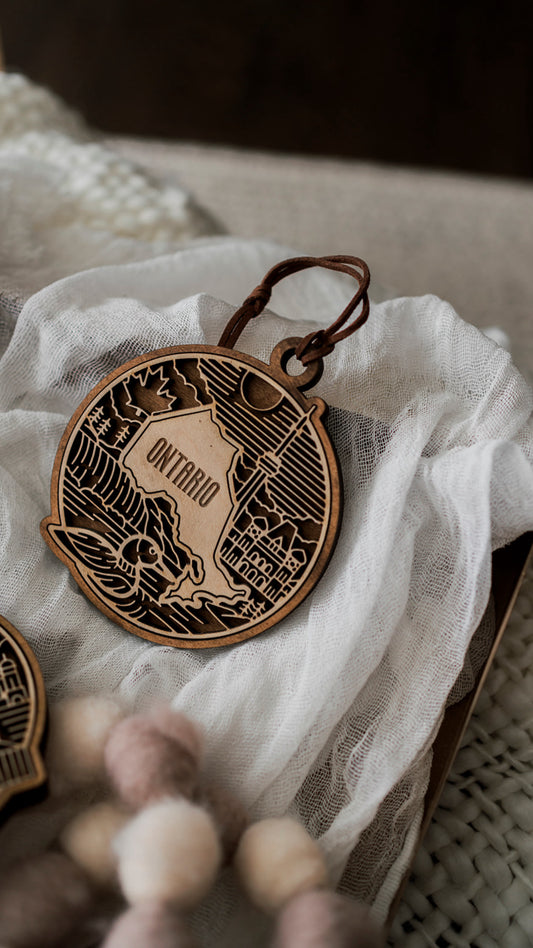 Canadian Heritage Series-Engraved Provinces Ornament