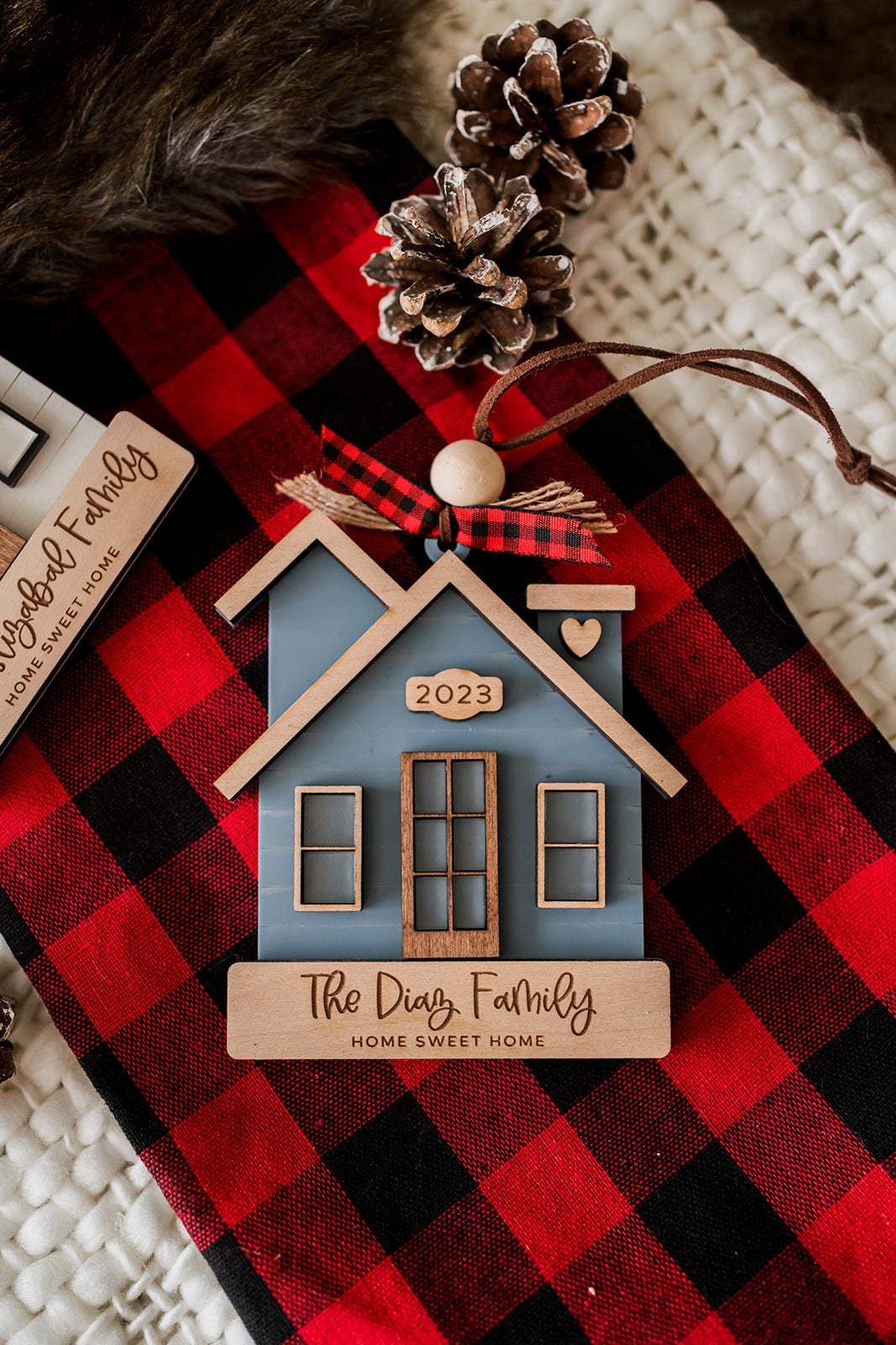 Home Sweet Home Personalized Family Ornament