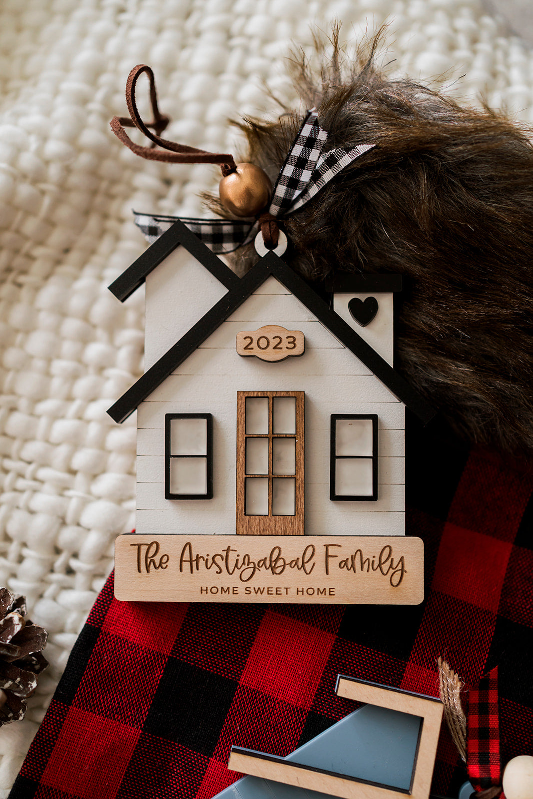 Home Sweet Home Personalized Family Ornament