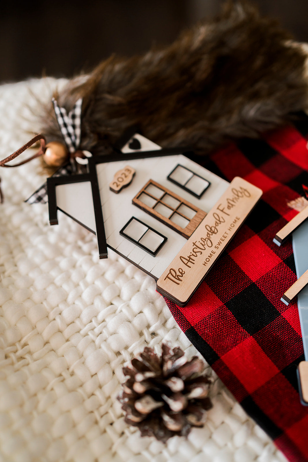 Home Sweet Home Personalized Family Ornament