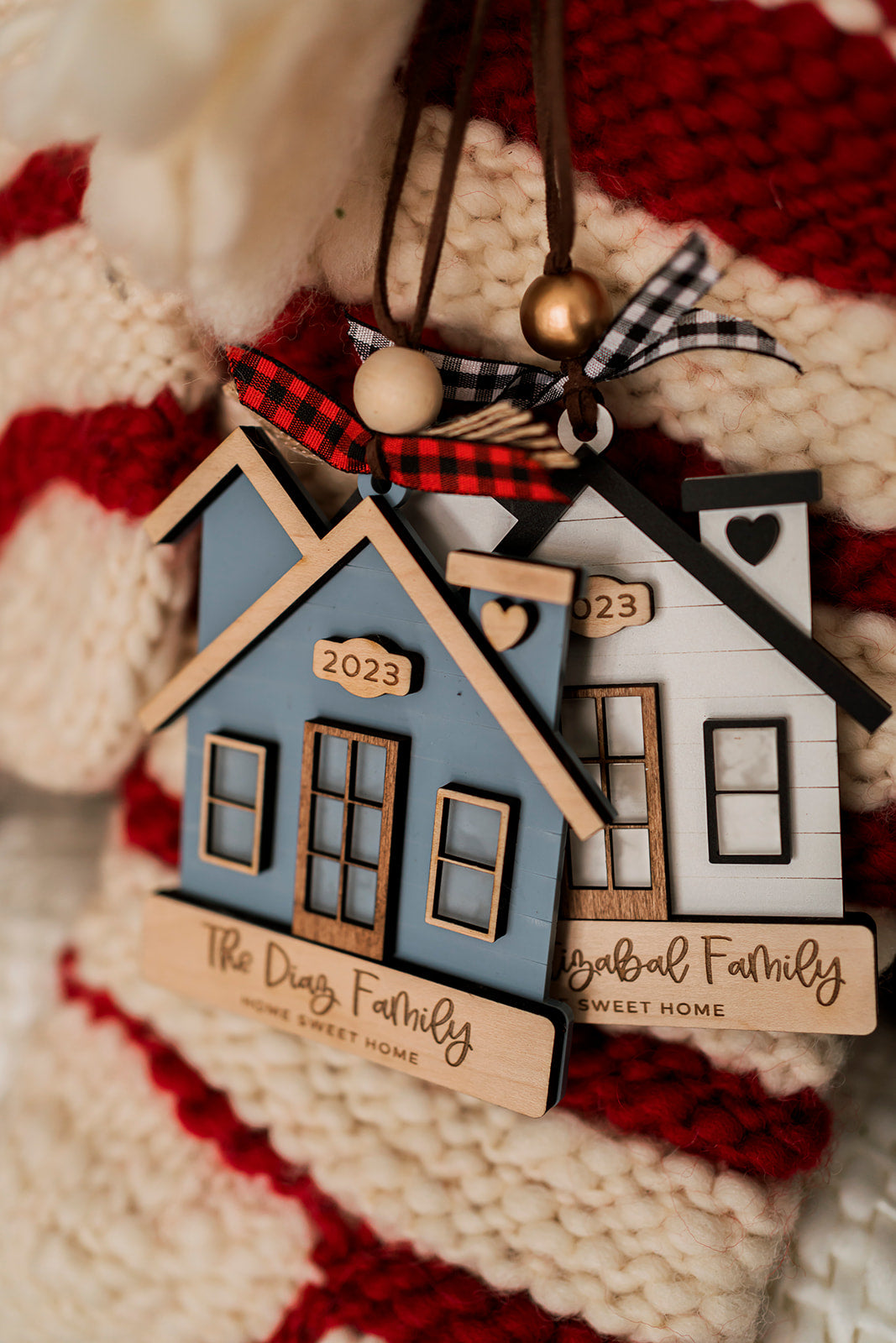 Home Sweet Home Personalized Family Ornament