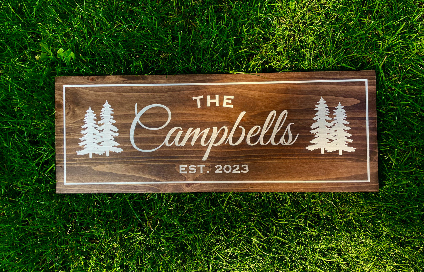 Personalized Engraved Cottage Sign