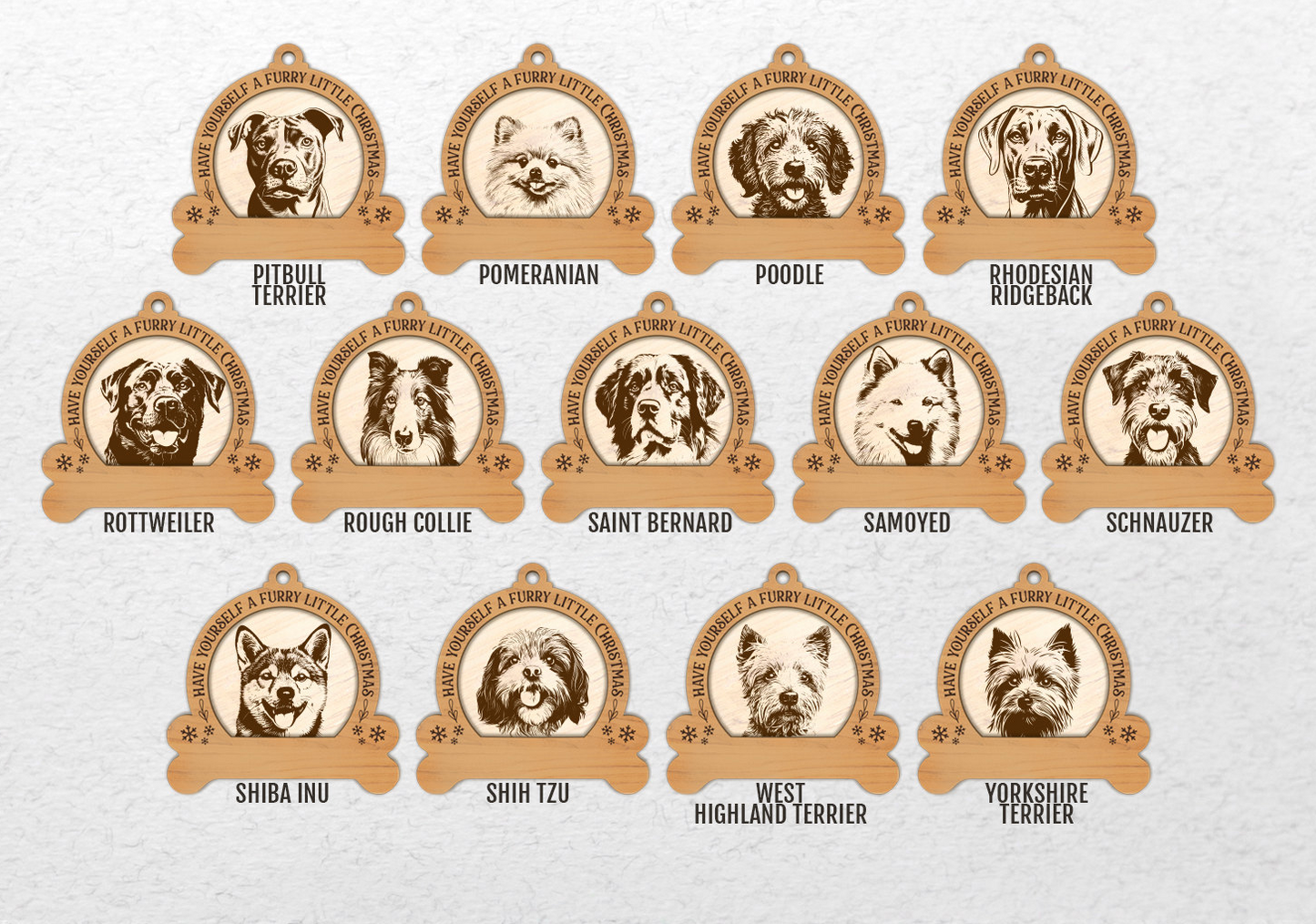 Personalized Dog Ornament