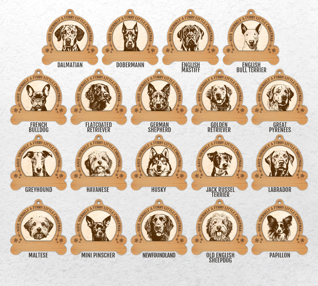 Personalized Dog Ornament