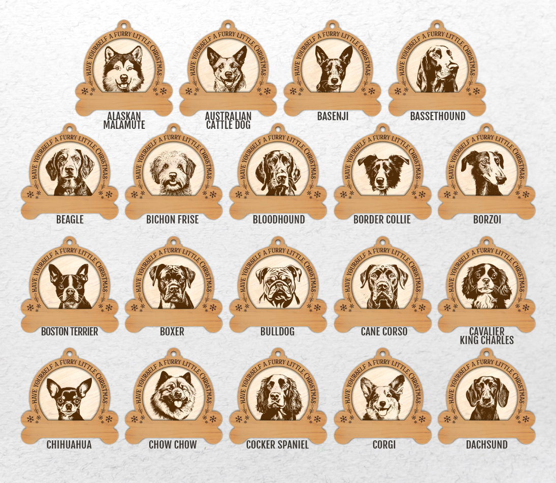 Personalized Dog Ornament