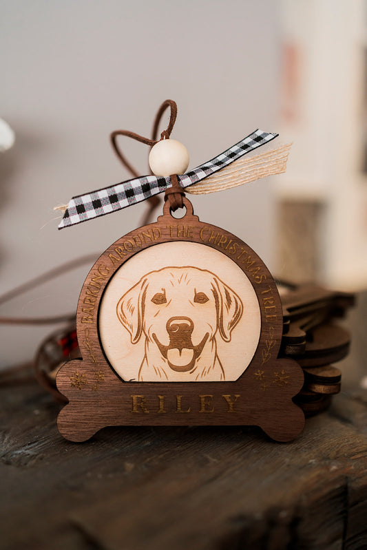 Personalized Dog Ornament