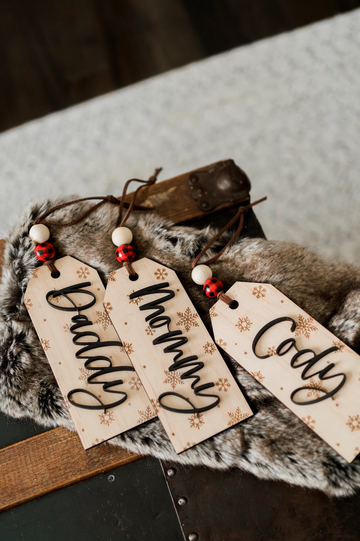 Engraved Stocking Tags