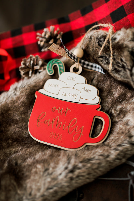 Hot Cocoa Personalized Ornament